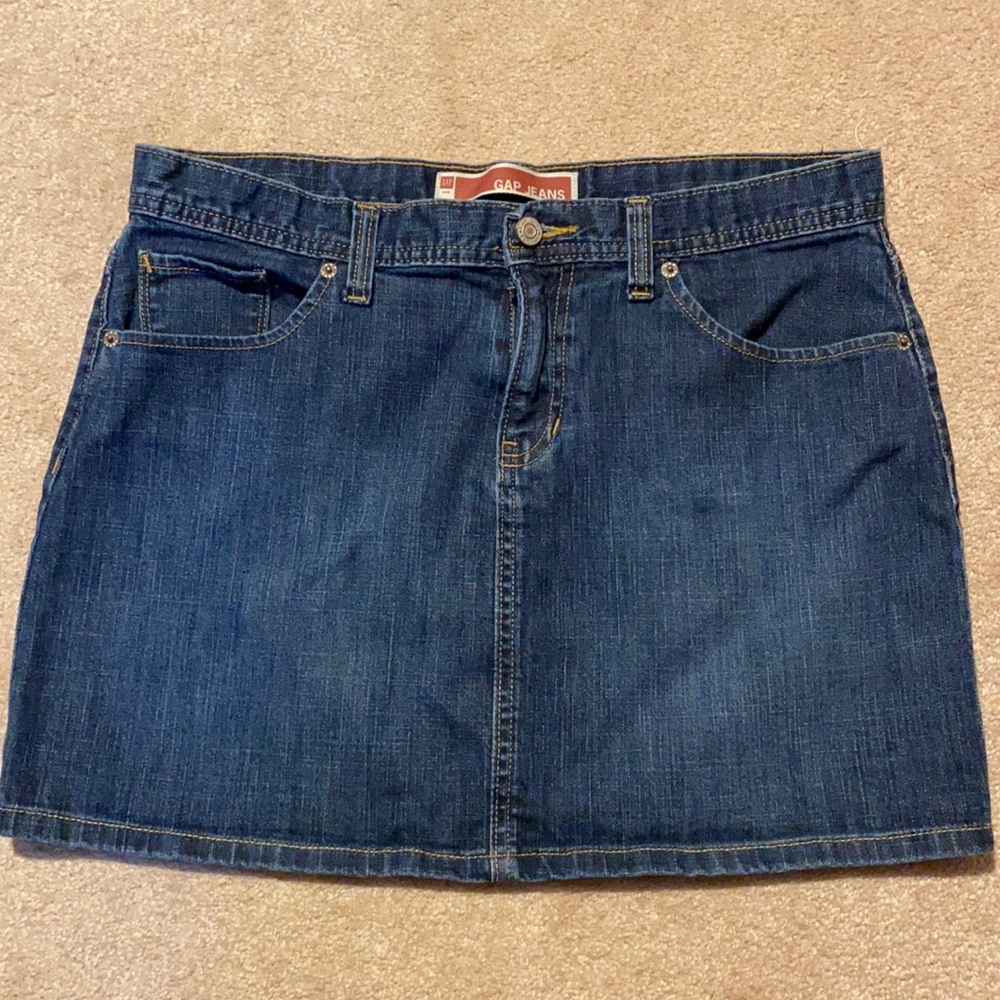 Gap Jean Skirt Size 10